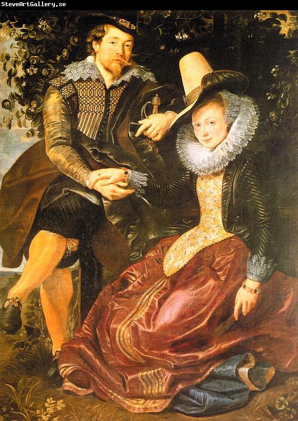 Peter Paul Rubens Rubens with His First Wife, Isabella Brandt, in the Honeysuckle Bower